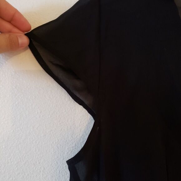 WORGHINGTON Women Ruffle front Blouse L - Picture 7 of 8